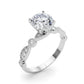 Vintage Inspired Milgrain Engagement Ring