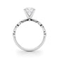 Vintage Inspired Milgrain Engagement Ring