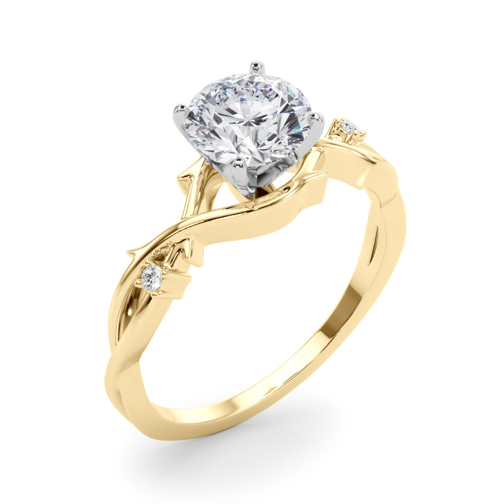 Nature-Inspired Thorn Vine Engagement Ring