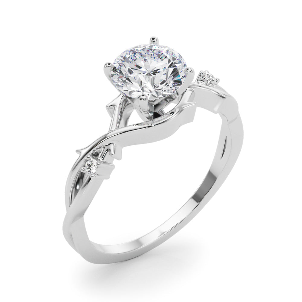 Nature-Inspired Thorn Vine Engagement Ring