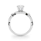 Nature-Inspired Thorn Vine Engagement Ring