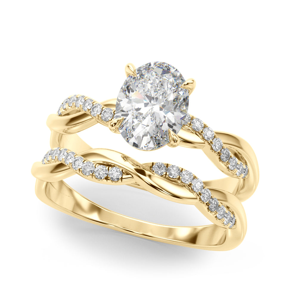 ENGAGEMENT RINGS OVAL CENTER
