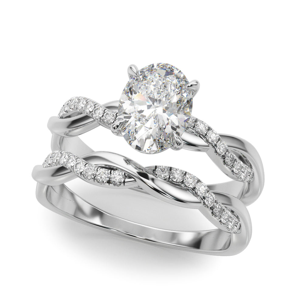 ENGAGEMENT RINGS OVAL CENTER