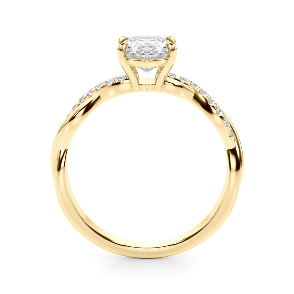 ENGAGEMENT RINGS OVAL CENTER