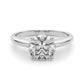 Solitaire Round Diamond Engagement Ring