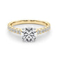 Single Row Engagement Ring