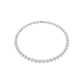 Swarovski Una Angelic Tennis Necklace, Round Cut, Medium, White, Rhodium Plated