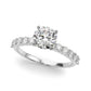 Single Row Engagement Ring