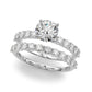 Single Row Engagement Ring