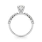 Single Row Engagement Ring
