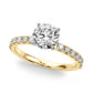 Single Row Engagement Ring