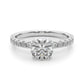 Single Row Engagement Ring