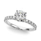 Single Row Engagement Ring