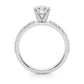 Single Row Engagement Ring