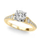 Graduating Single Row Engagement Ring