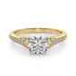 Graduating Single Row Engagement Ring