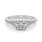 Graduating Single Row Engagement Ring