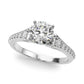 Graduating Single Row Engagement Ring