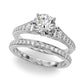 Graduating Single Row Engagement Ring