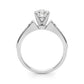 Graduating Single Row Engagement Ring