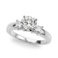 3-Stone Princess Cut Engagement Ring
