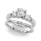 3-Stone Princess Cut Engagement Ring