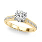 Single Row Engagement Ring