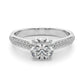 Single Row Engagement Ring