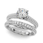 Single Row Engagement Ring