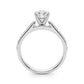 Single Row Engagement Ring