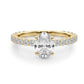 OVAL SINGLE ROW SHARED PR ENG RING