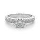 Multirow Twisted Engagement Rings