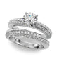 Multirow Twisted Engagement Rings