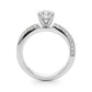 Multirow Twisted Engagement Rings