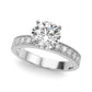 Antique Milgrain Prong Set Engagement Ring