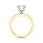 Antique Milgrain Prong Set Engagement Ring