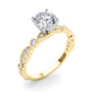 Vintage Inspired Milgrain Engagement Ring