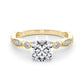 Vintage Inspired Milgrain Engagement Ring
