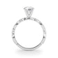 Vintage Inspired Milgrain Engagement Ring