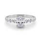 OVAL SINGLE ROW SHARED PR ENG RING