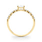OVAL SINGLE ROW SHARED PR ENG RING