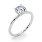 Hidden Halo Round Engagement Ring