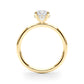 Hidden Halo Round Engagement Ring