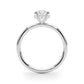 Hidden Halo Round Engagement Ring