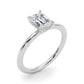 Hidden Halo Emerald Cut Engagement Ring