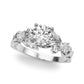 Vintage-Inspired Marquise Accented Engagement Ring