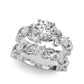 Vintage-Inspired Marquise Accented Engagement Ring