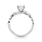 Vintage-Inspired Marquise Accented Engagement Ring