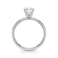 Vintage Style S-Carved Engagement Ring