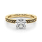 Vintage Style Solitaire Engagement Ring